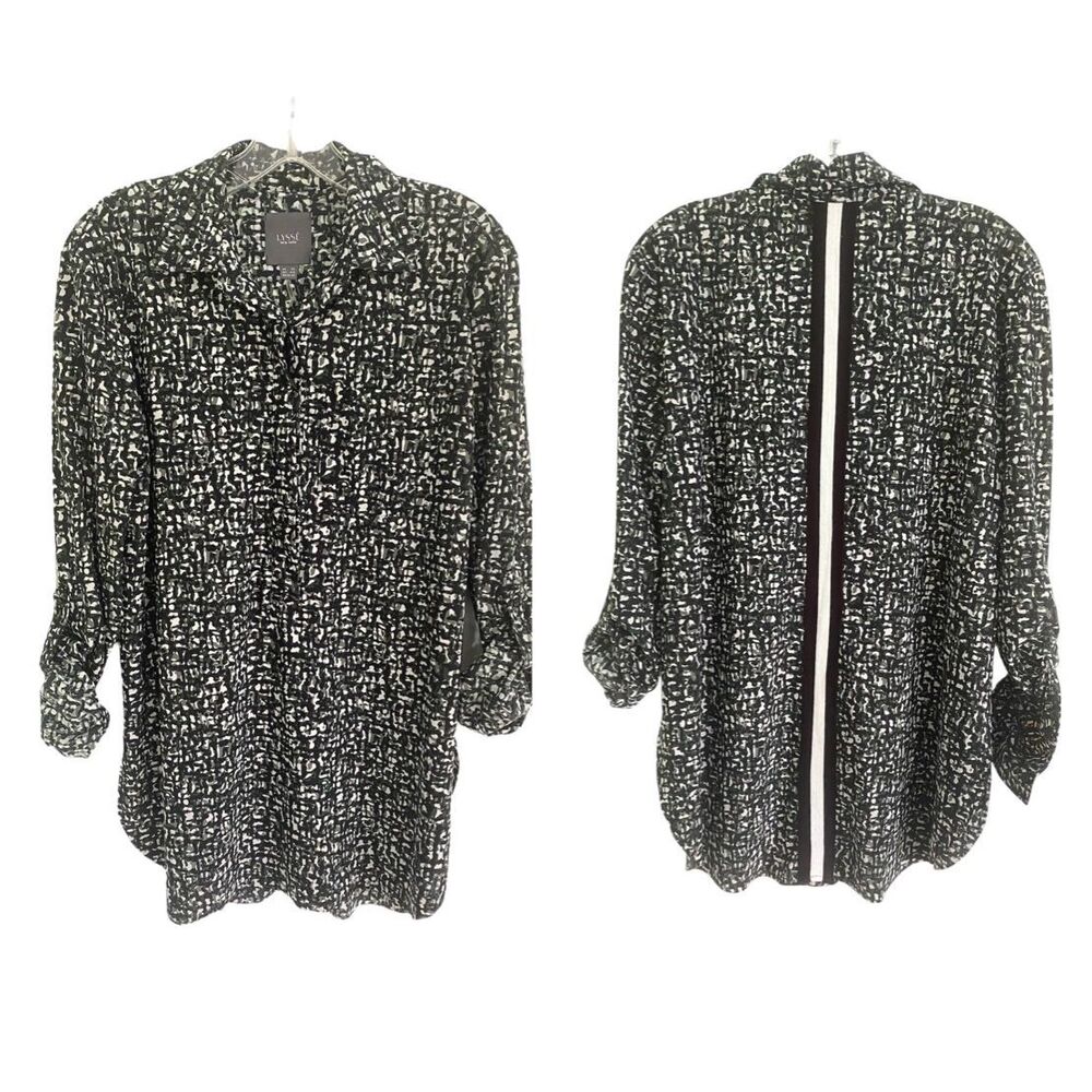 Lysse  Wren Halfway Button Up Shirt Sz XS oversized
